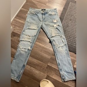 Forever 21 distressed jeans